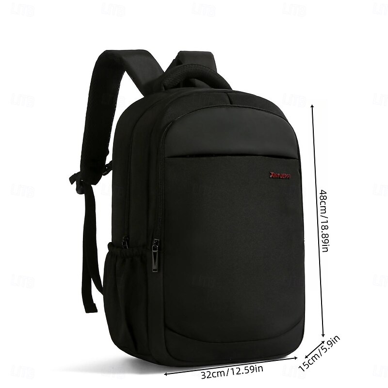 Men's Lightweight Waterproof Laptop Backpack – Minimalist Business School Bag for Daily Commute and College Students4