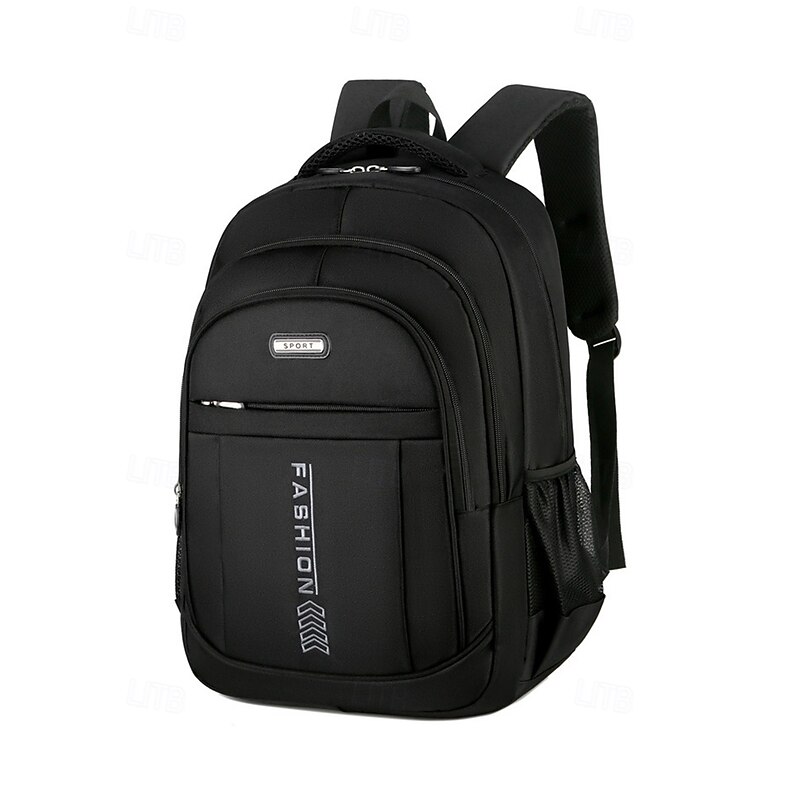 Men's Waterproof School Backpack - Durable, scratch-resistant laptop bag with multi-compartment storage and sporty design for classes, travel or everyday use3