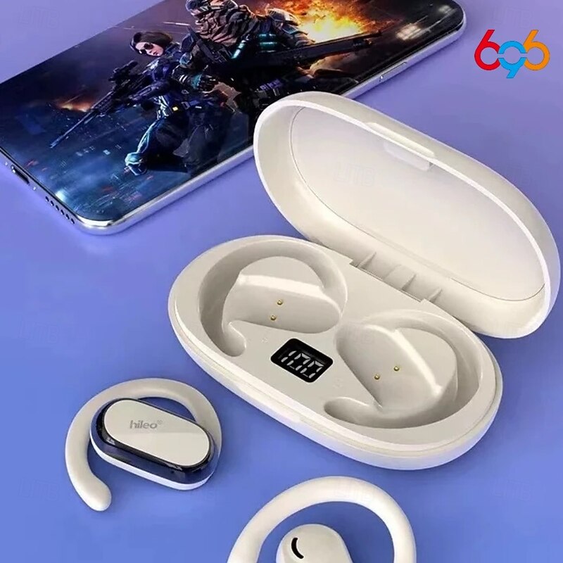 Hi92 True Wireless Headphones TWS Earbuds On Ear Ear Hook Bluetooth5.0 Bluetooth 5.1 Noise cancellation LED Light Waterproof for Apple Samsung Huawei Xiaomi MI  Gym Workout Skiing Camping / Hiking