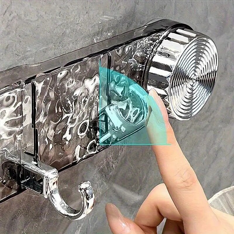 Waterproof Rotating Suction Cup Hook Rack No-Drill Space-Saving Shower Towel Hook Foldable Plastic Hangers Ideal for Bathroom & Kitchen Organization4