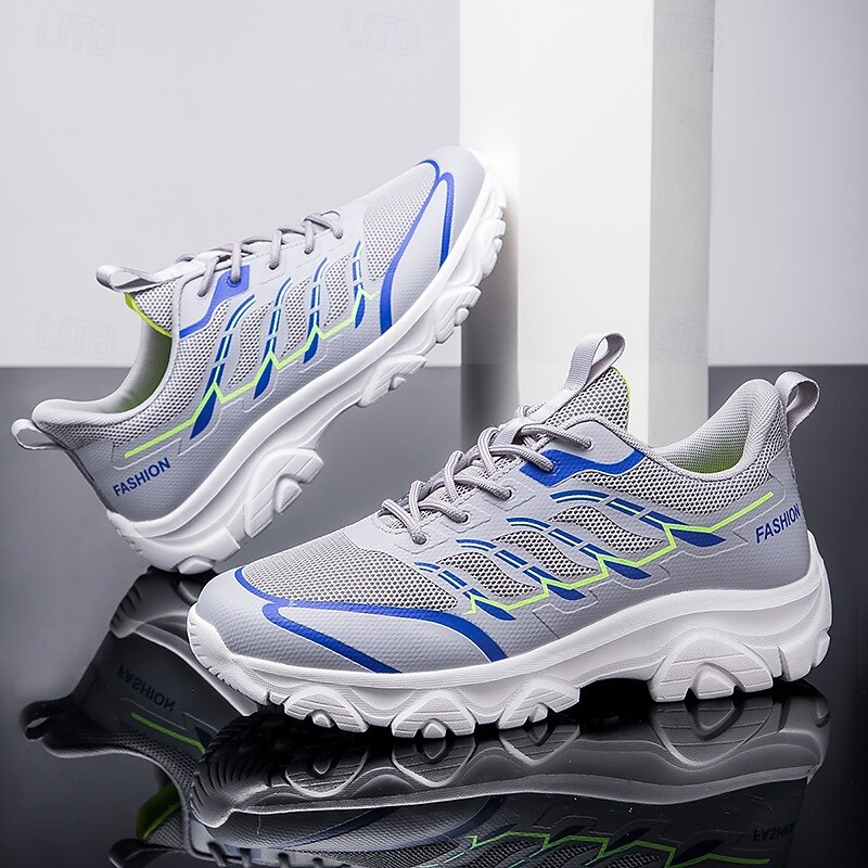 Men's Lightweight Running Shoes with Air Cushion Sole, Breathable Mesh Athletic Sneakers for Gym, Walking & Fitness Training3