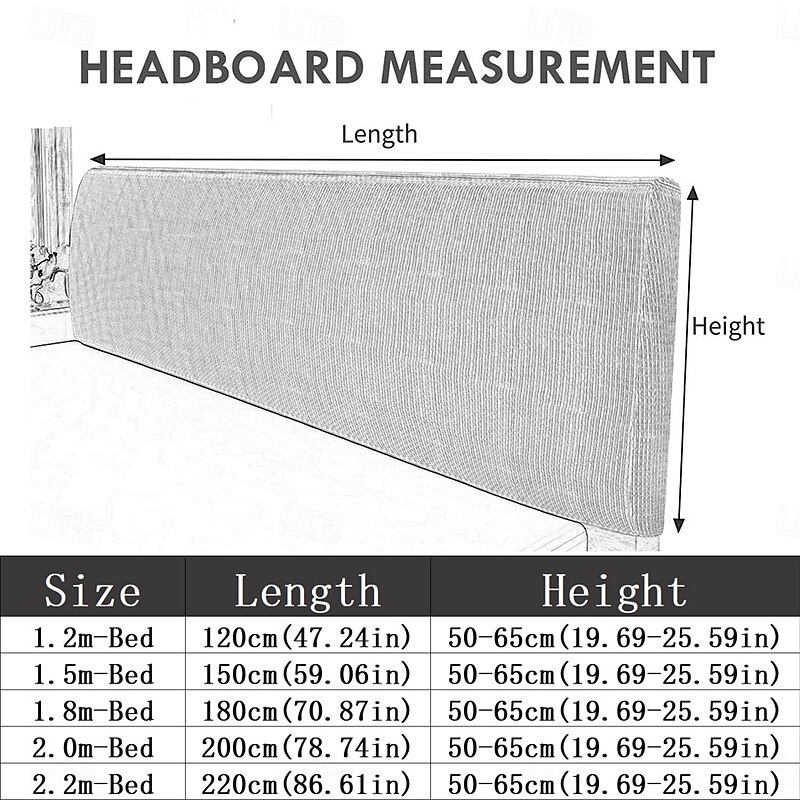 1 Piece Latex Hexagonal Headboard Cover, Universal Elastic Protective Slipcover, Simple Dustproof Backrest Cover for All Seasons2