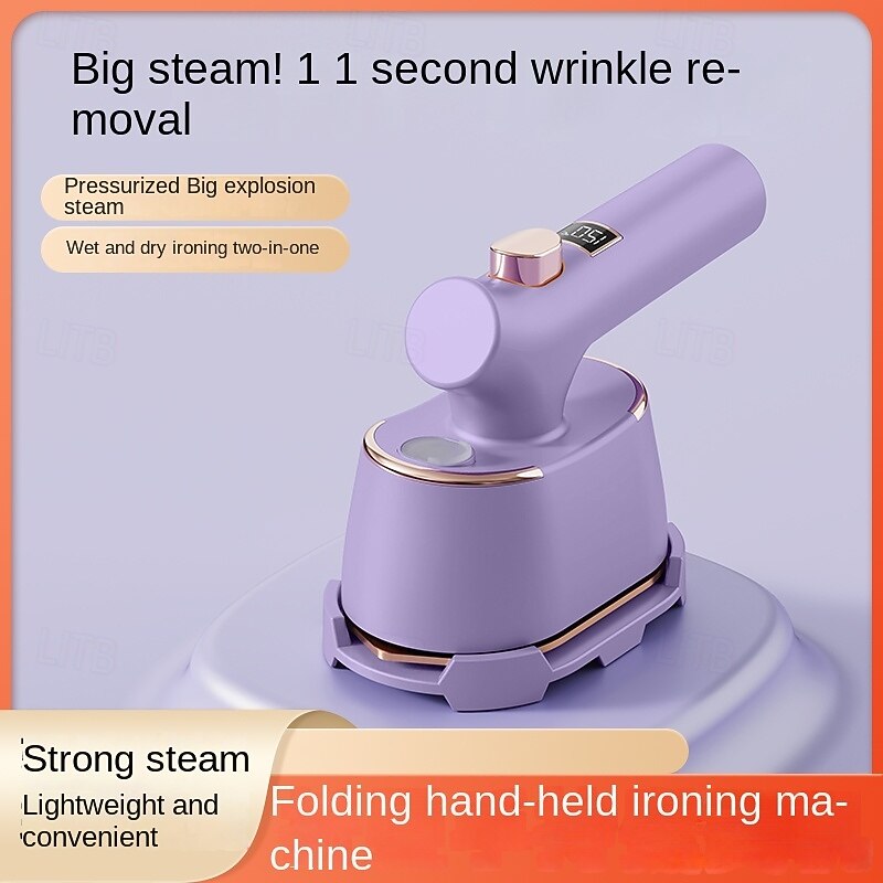 Digital Display Handheld Convenient Hanging Ironing Machine for Home Travel Dormitory Steam Hanging Ironing Machine Electric Ironing Machine4