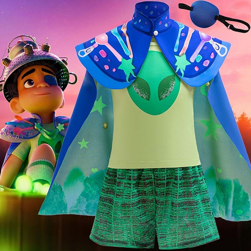 Elio Elio Cosplay Costume Outfits Adventure Movie Anime Movie Cosplay for Boys' Kid's Halloween Carnival World Book Day Performance Educational Dress Up School Event Dress Up