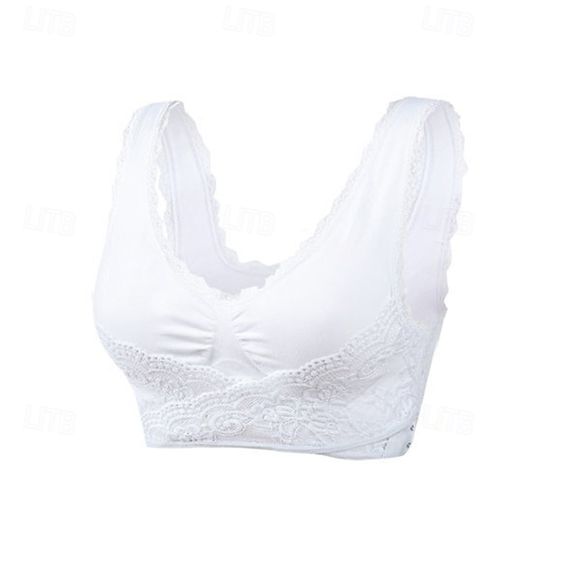 Women's Yoga Bra Sports Bra Underwear Lightwear Breathable Wirefree Padded Solid / Plain Color Sport Activewear Light Pink Black Pilates Running Yoga4