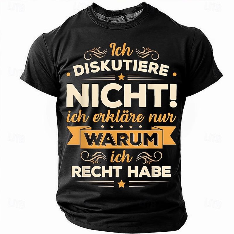 Men's Funny Graphic T-Shirt I Don't Discuss I Just Explain Why I'm Right Sarcastic Lifestyle Quote Short Sleeve Tee