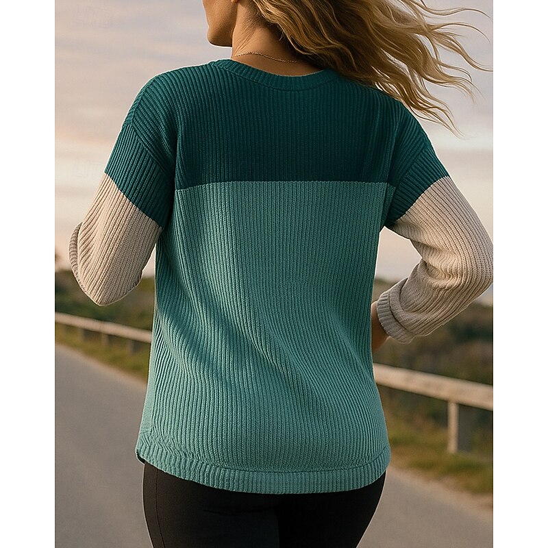 Women's Trackshirt Casual Tops Long Sleeve Top Athleisure Patchwork Sun Protection Windproof Gym Outdoor Running Sportswear Activewear Black Pink Red2