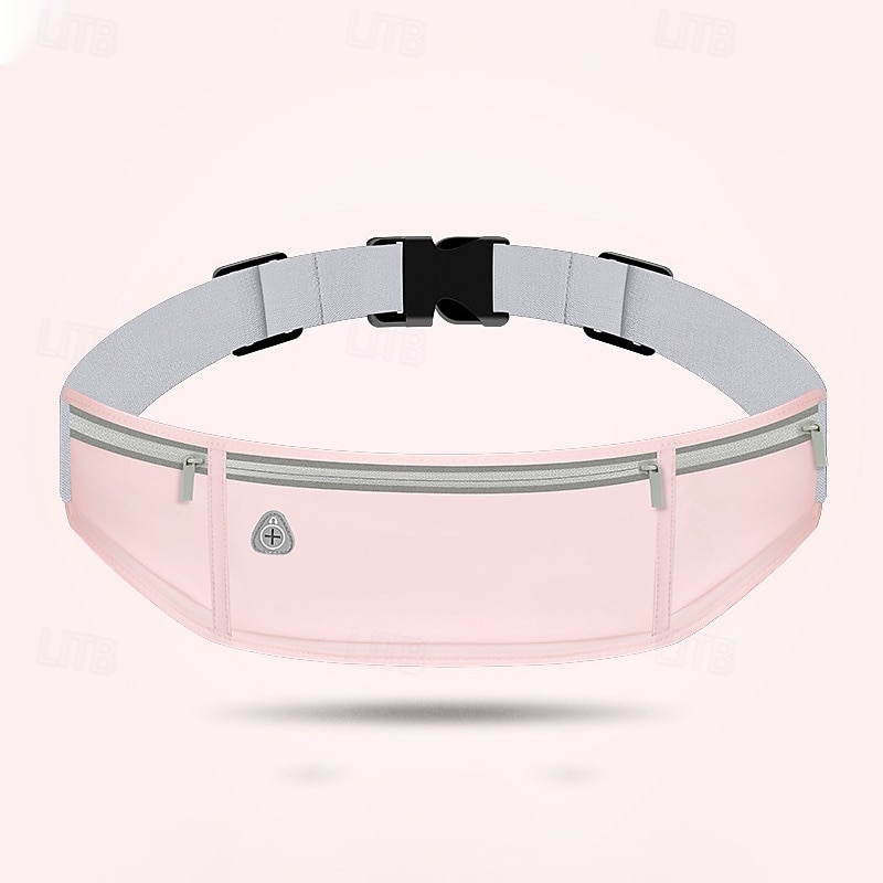 Running Belt Fanny Pack Phone Holder Belt Sport Waist Pack for Marathon Jogging Running Sports Bag Lightweight Multifunctional Pockets Reflective Strip Lycar Men's Women's Running Bag3