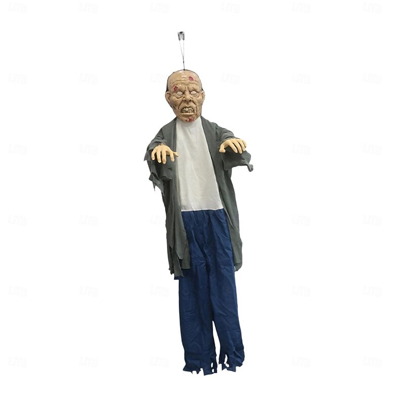 Halloween Hanging Zombie Haunted House Event Accessory Creepy Zombie Prop2