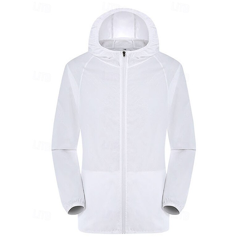 Men's Running Jacket Outdoor Jacket Hooded Jacket Pocket Long Sleeve Top Athleisure Fall Solid Colored Waterproof Sun Protection Quick Dry Lightwear Hiking Workout Athletic Sportswear Activewear Wine4