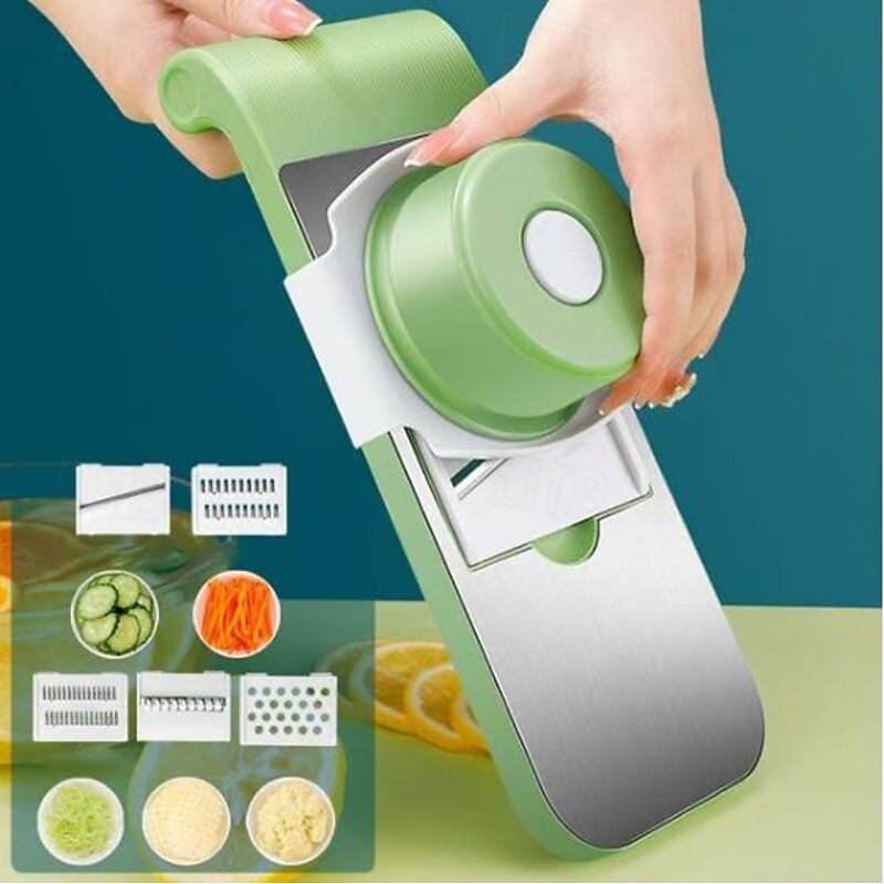 Multifunctional Vegetable Cutter for Kitchen Use, Potato Slicer, Shredder and Grater, Home Vegetable Slicing, Shredding and Grating Tool for Easy Food Preparation3