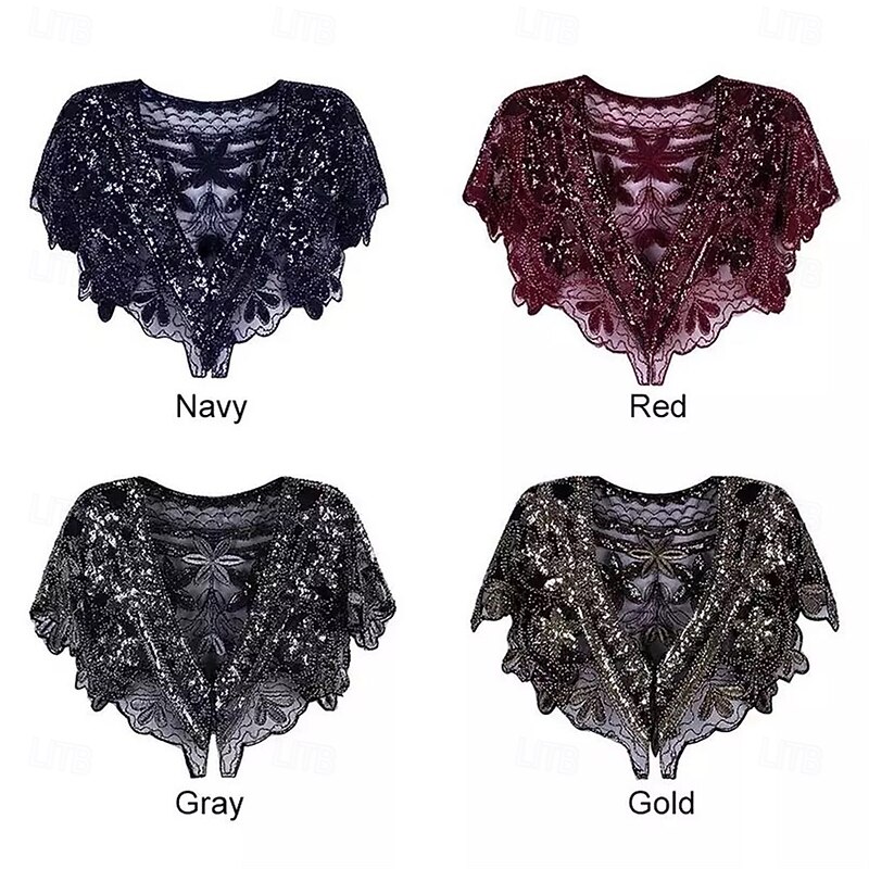 Women's Wrap Elegant Vintage Sun Protection Short Sleeve Lace Wedding Wraps With Lace For Wedding Summer2