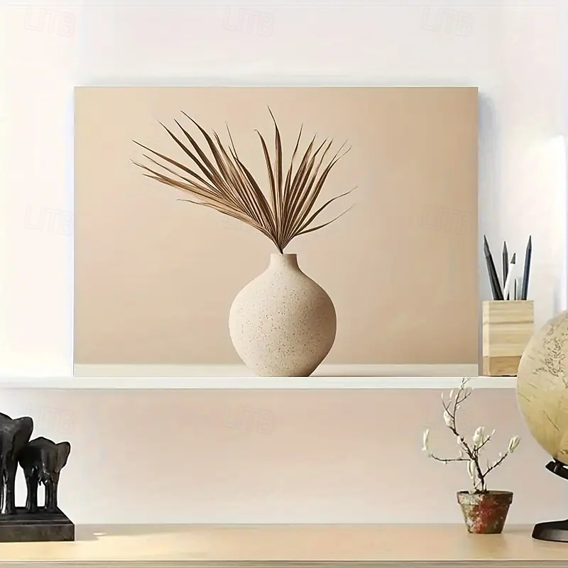Modern Vase Canvas Art Print Frameless Wall Decoration Suitable For Living Rooms And Bedrooms