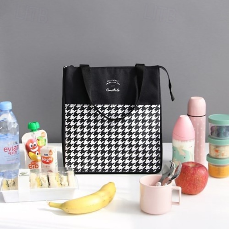 Lunch Bag for Women and Men for Back to School Office Picnic Hiking Beach Stylish Large Capacity Insulated Bento Bag for Baby Food Storage Mommy Tote and Lunch Box Organizer4
