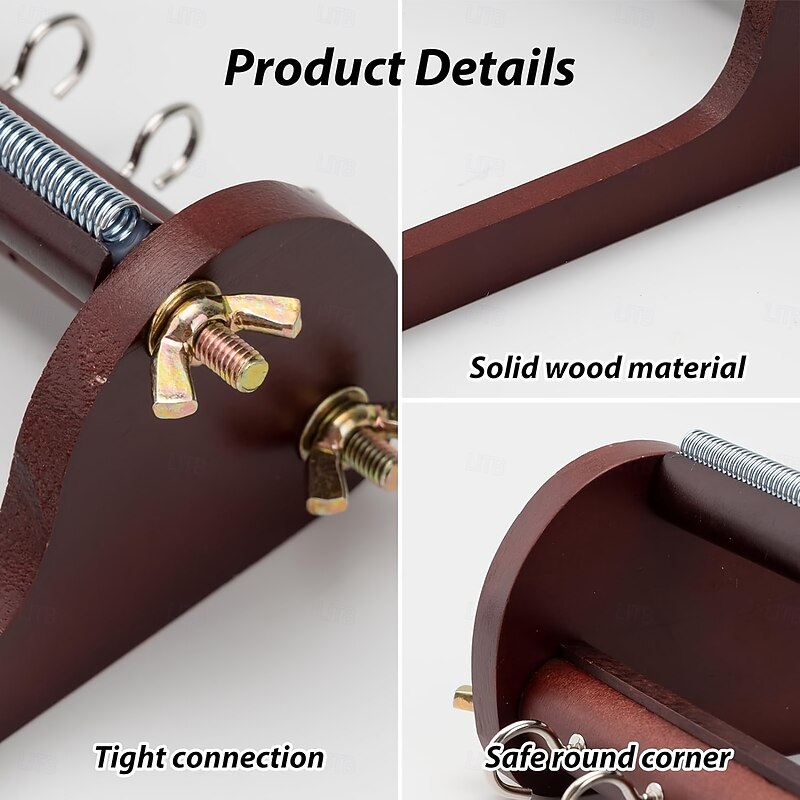 Wooden Bead Loom Kit 10*8*2.7inch Jewelry Making Bead Tools includes Threads Tweezers Beads Jewelry Making Tool Use to Create Bracelets Necklaces Belts and More3