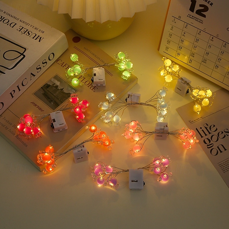 Candy String Lights 3.28Ft Candy String Lights with 10 LED Candy Lights Christmas Lights Hanging for Indoor Outdoor Room Garden Backyard Tree Birthday Party Christmas/Halloween Decorations