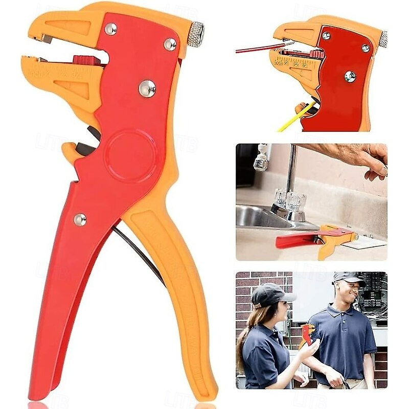 Automatic Wire Stripper Multifunctional Electrician Tool Adjustable Duckbill Pliers for Cutting and Peeling Cables Wires Crimping Electrical Repair Hand Tool4