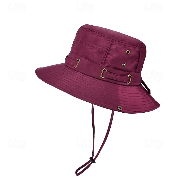 Fisherman Hat Hiking Hat Camping Hat Quick Dry Comfortable Breathable Summer Spring Autumn / Fall Drawstring Men's Women's Fishing Activity4