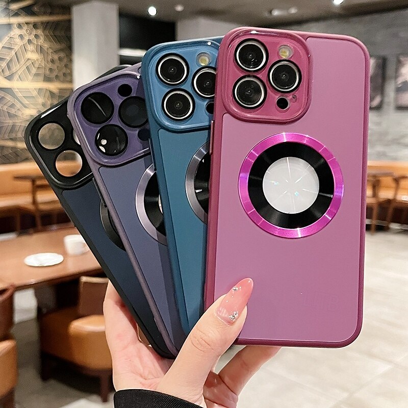 Phone Case For iPhone 16 15 14 Pro Max Plus 13 Pro Max Back Cover Magnetic Support Wireless Charging Shockproof Retro3