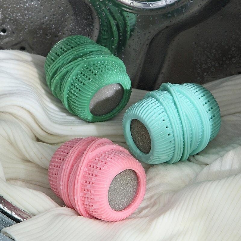 3PCS Anti Tangling Laundry Ball Reusable Washing Machine Balls for Reducing Wrinkles Lint and Hair Softening Clothes Preventing Twisting Household Cleaning Accessories3