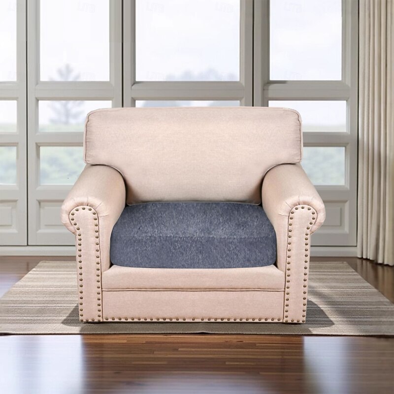 Couch Cushion Covers for Individual Cushion Couch Stretch Durable Washable Sofa Seat Cushion Slipcovers Protector for Living Room - Main Image