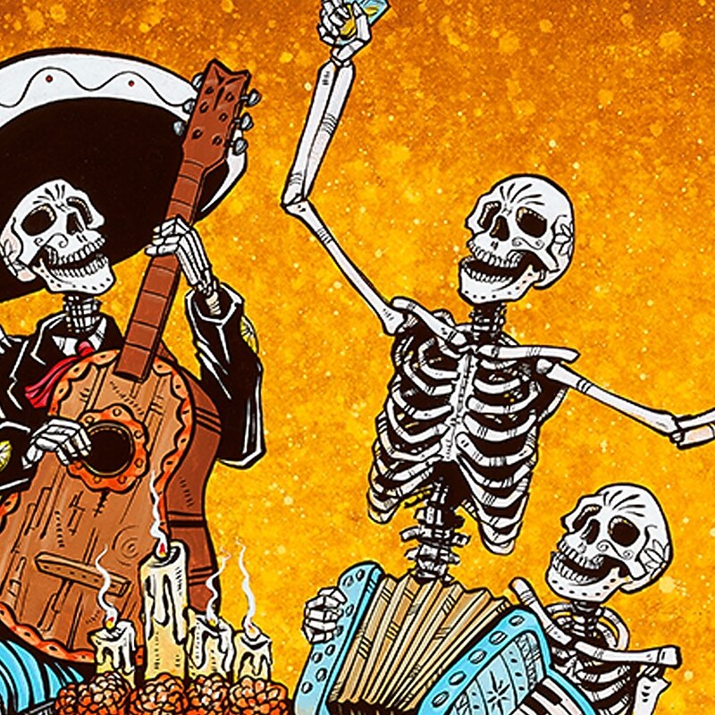 Raise A Glass by David Lozeau Men's Beer Skulls Button Up Shirt Short Sleeve Designer Shirt Limited Artist Edition2