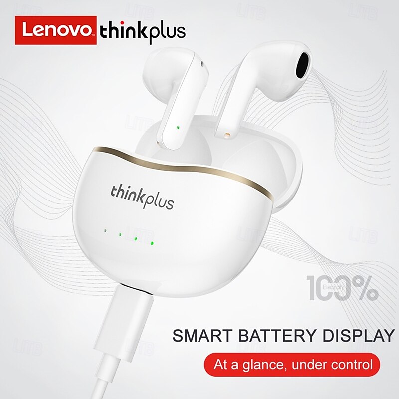 Lenovo X16 True Wireless Headphones TWS Earbuds In Ear Bluetooth 5.2 Stereo ENC Environmental Noise Cancellation Long Battery Life for Apple Samsung Huawei Xiaomi MI Traveling Outdoor Jogging Mobile3