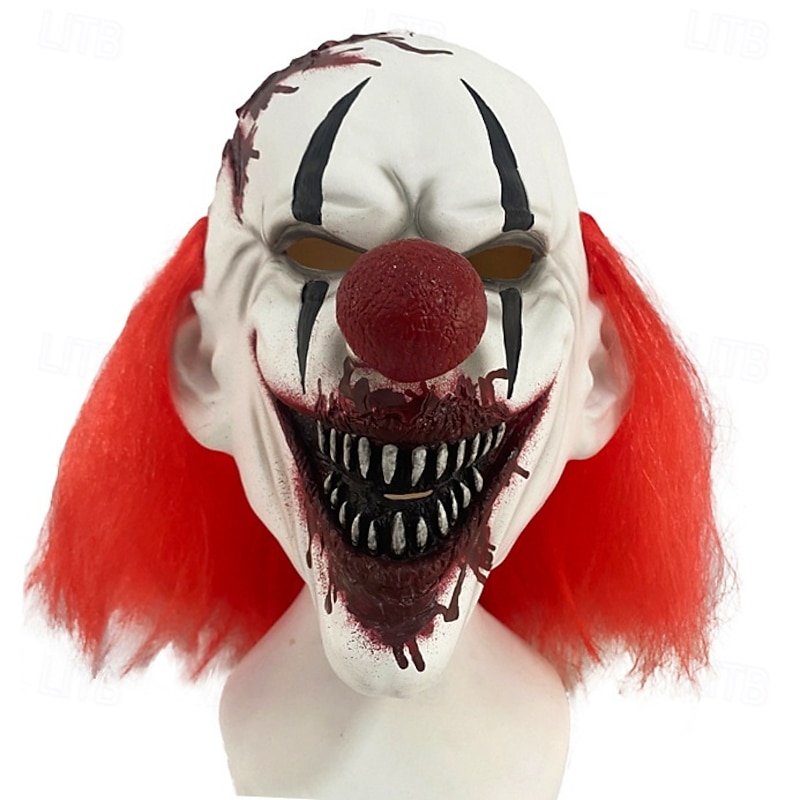 Witch Joker Clown Halloween Mask Creepy Clowns Scary Full Head Adults' Men's Women's Unisex Halloween Carnival Performance Party Easy Halloween Costumes Dress Up