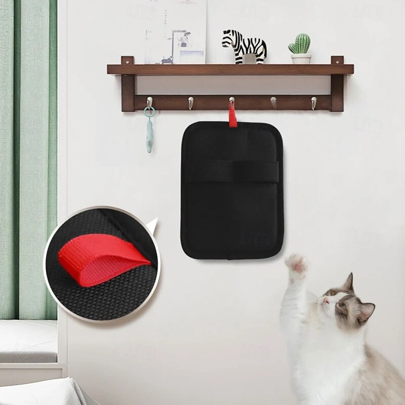 Reusable Electrostatic Pet Hair Remover Gloves No-Shedding Fur Removal for Furniture & Clothing, Pet Hair Remover Tool Double-Sided Lint Brush for Dogs & Cats3