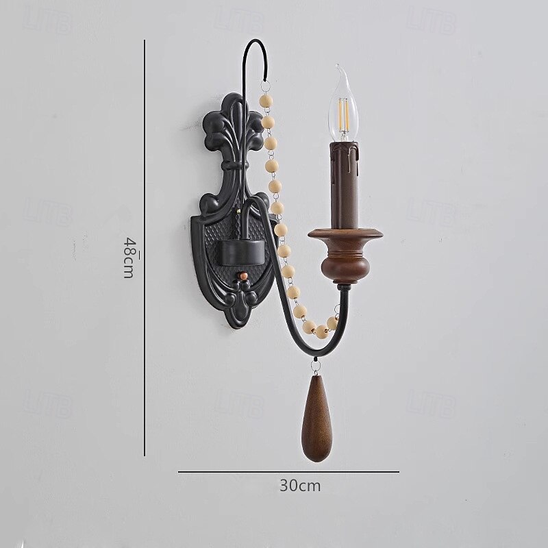 Wall Sconces Black 1 Light Wall Sconce, Modern Wall Light Fixtures, Farmhouse Wall Sconces with Clear Glass Shade, Wall Lights for Living Room, Bedroom, Stair, Bathroom, Hallway 110-240V4