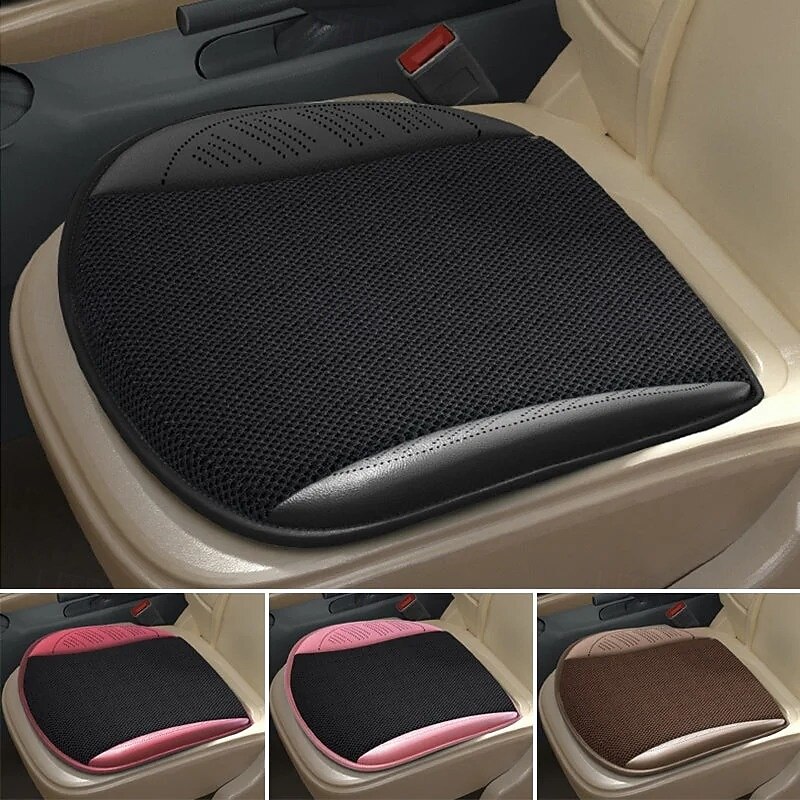 Cooling Car Seat Cushion Ventilated Pad USB Powered Fan Chair Mat for Office Home Vehicle Breathable Summer Airflow Seat Cover