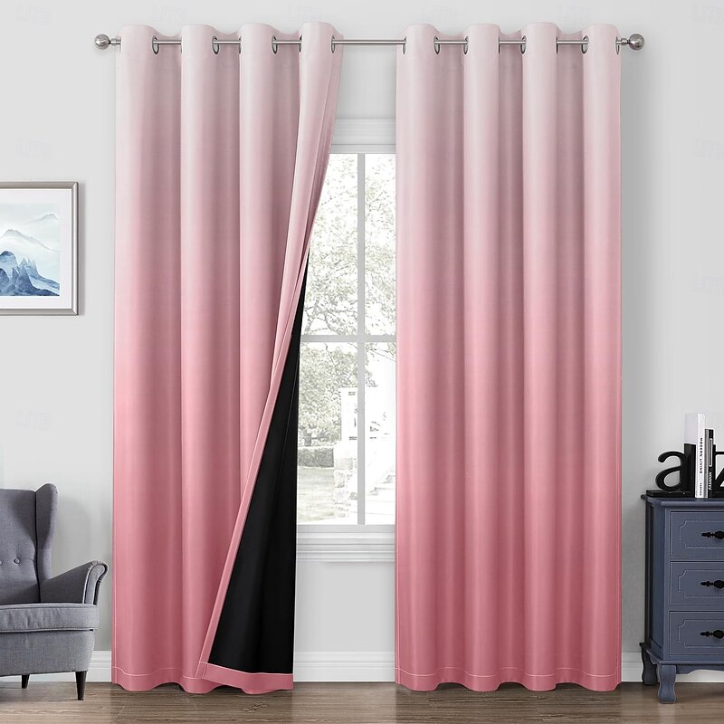 Curtain Drapes 2025 New 3D Printed Blackout Curtains  Full Light Blocking Coated Drapes with Unique Graphic Designs  Modern Window Panels for Bedroom or Living Room4
