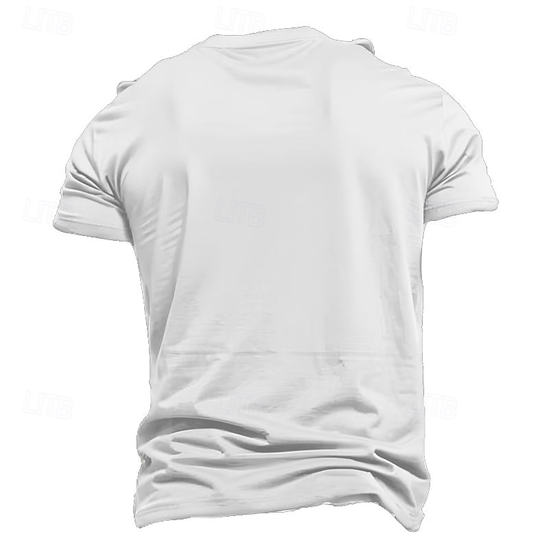 Men's Paws Jaws Parody Graphic T-Shirt Funny Cat & Mouse Pun Design2