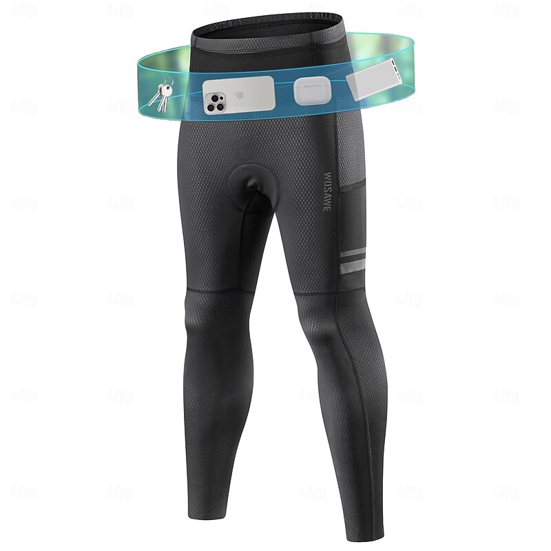 WOSAWE spring and summer road bike cycling trousers side pockets quick-drying breathable cycling clothing dazzle colour cycling trousers BD1384