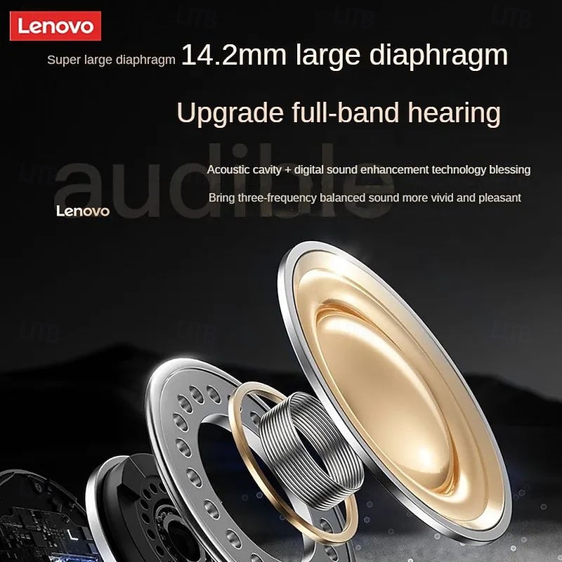 NEW Lenovo EA305 TWS Sports Earphones Bluetooth 5.4 Dual Mode Wireless Earphones Waterproof HiFi Stereo Noise Cancelling Earbuds3