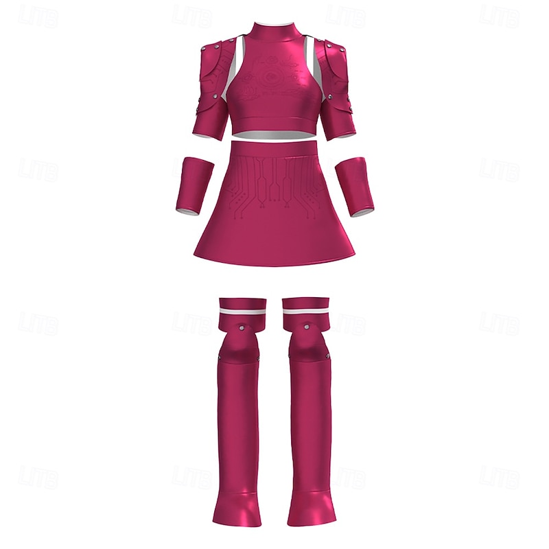 Robot Scary Doll Megan Halloween Costume M3GAN 2.0 Horror Kid's Girls' Halloween Carnival World Book Day Performance Stage School Event Dress Up Easy Halloween Costumes Dress Up2