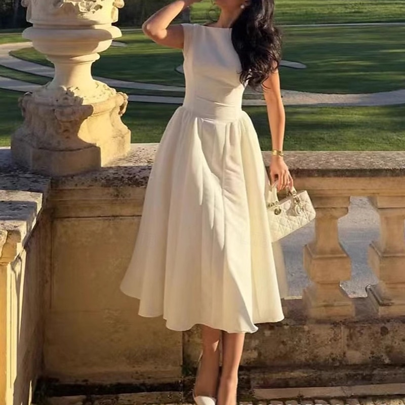 Retro Vintage 1950s Rockabilly Midi A Line Dress Flare Dress A-Line Fancy Dress Women's Vacation Homecoming Party & Evening Adults' Dress Spring & Summer3