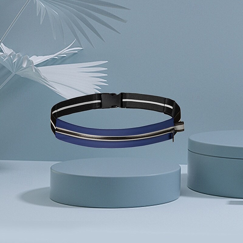 Waist Pouch Bag Running Belt Fanny Pack Sport Waist Pack for Marathon Jogging Running Sports Bag Lightweight Anti-theft Water Resistant Reflective Strip Tactel Men's Women's Running Bag3