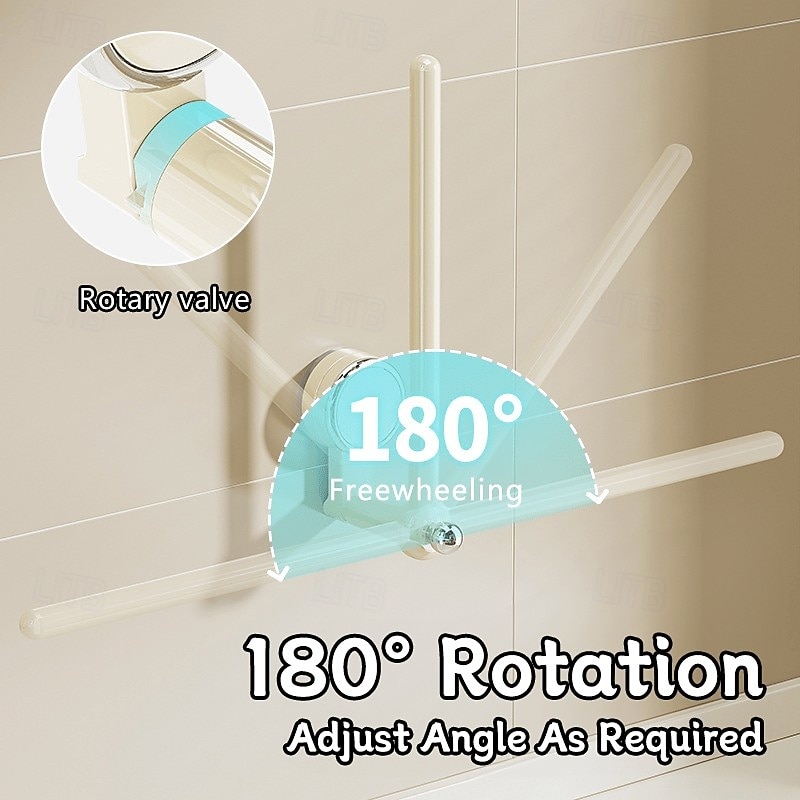 2pcs Multifunctional Sucker Hanging Rod Suction Cup Paper Towel Holder, No Drilling Kitchen Cabinet Wrap Organizer, Plastic Film Rack Dish Cloth Hanger3