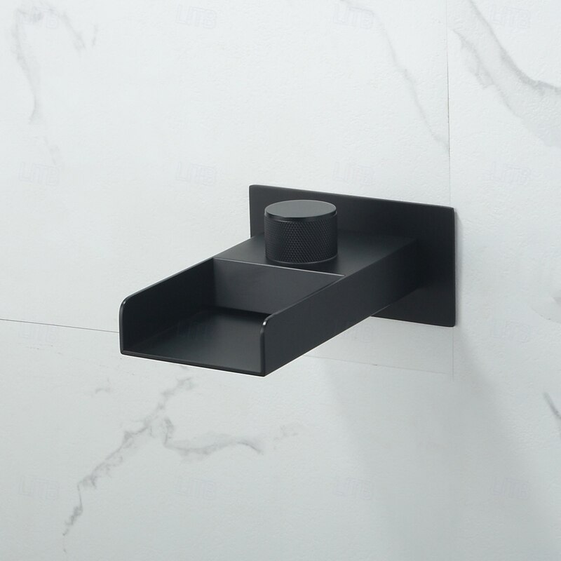 Bathroom Sink Faucet - Wall Mount / Waterfall Painted Finishes Wall Mounted Wall mountedBath Taps3
