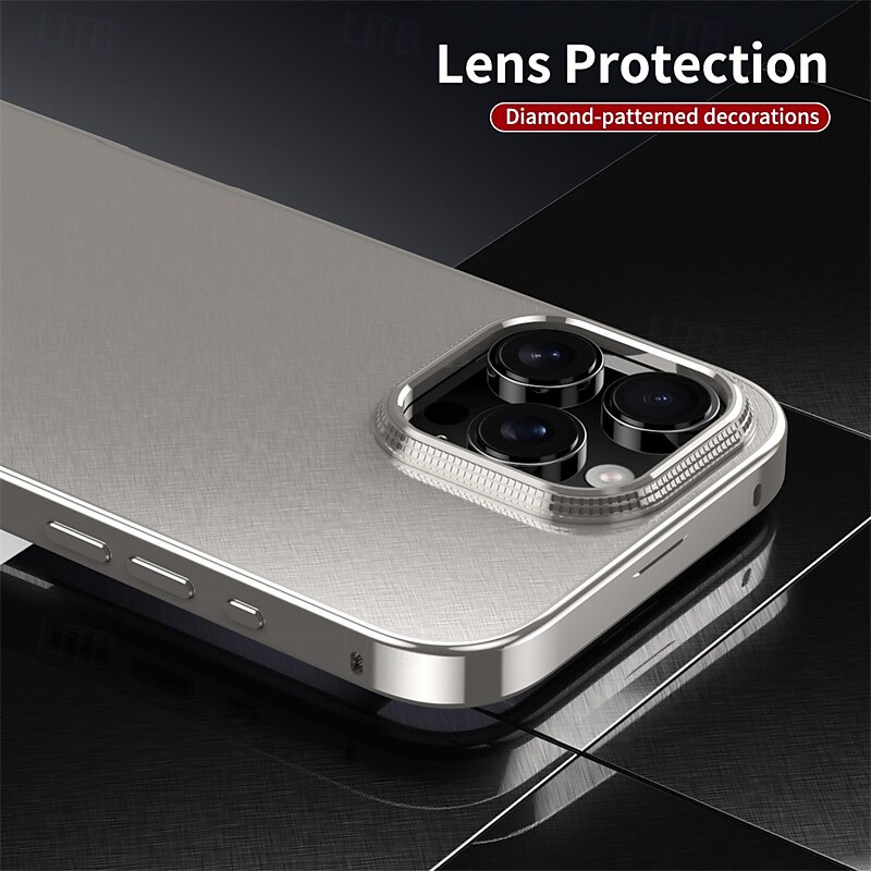 Phone Case For iPhone 16 Pro Max 15 14 Pro Max Back Cover Detachable Magnetic Shockproof PC Metal4