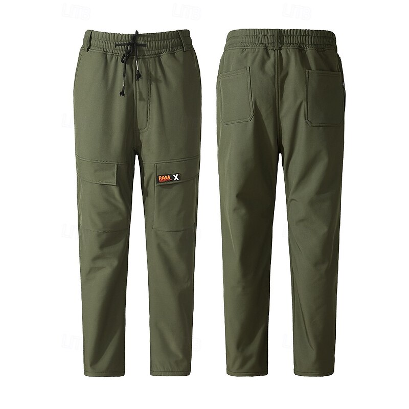 Men's Softshell Jacket Sport Coat Raincoat Hiking Jacket Outdoor Camping & Hiking Waterproof Windbreaker Zipper Pocket Fall Winter Solid Color Fashion Streetwear Hooded Regular Black Dark Green Jacket4