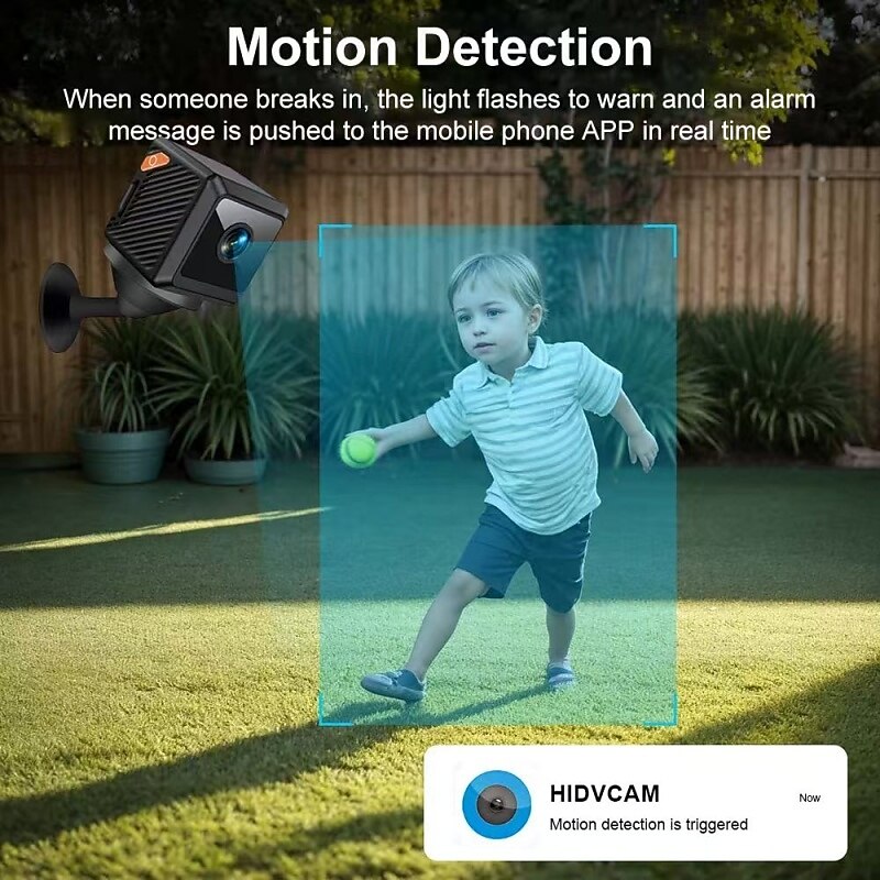 1080P HD Surveillance Camera Smart Mini Wireless Design WiFi Webcam - With IR Night Vision View Anywhere Anytime Wireless Camera4