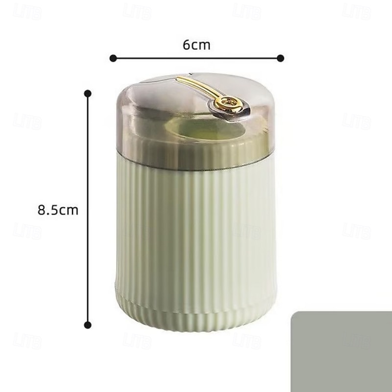 3pcs Pop-up Automatic Toothpick Dispenser, Press-Type Creative Toothpick Holder for Home Kitchen Living Room, Portable Refillable Toothpick Case with Lid – Elegant and Compact Desig4