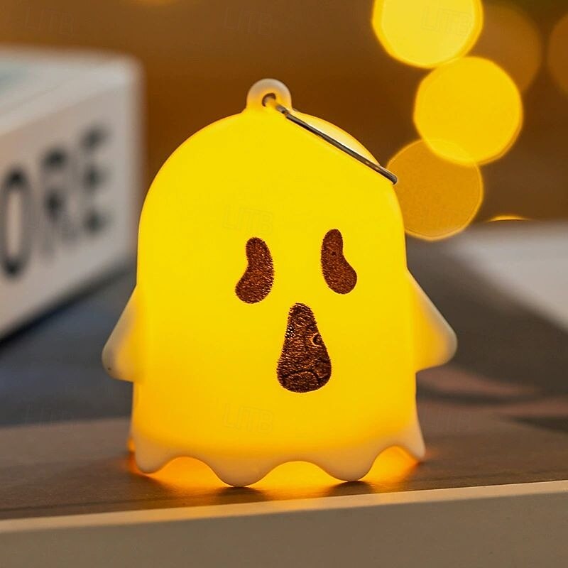 6PCS Halloween Ghost Lights Battery Powered Holiday Party Decorations Home Decor3