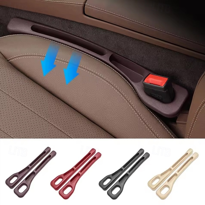 2Pcs Car Seat Gap Plug Leakproof Strip Car Interior Accessories Seat Storage Box Leakproof Plug Modified Car Accessories2