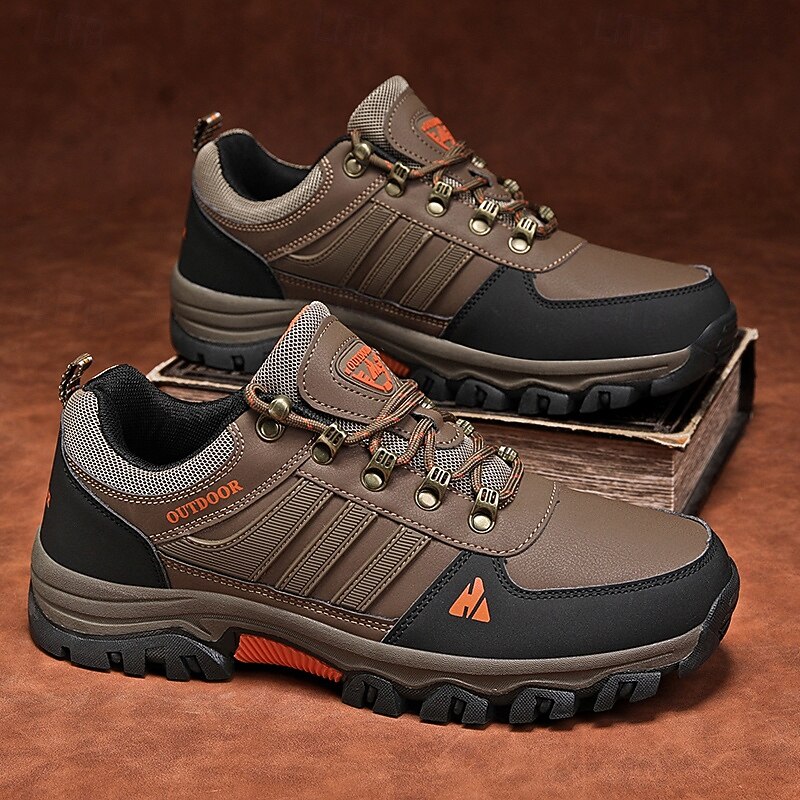 Men's Outdoor Hiking Shoes with Rugged Tread, Breathable Trail Sneakers for Walking, Camping & Wilderness Travel4