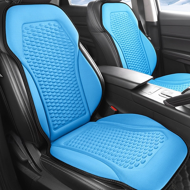 1 Set Car Seat Cushion Ventilation and Breathability Inside The Car Single Piece Ice Cooling Cushion Special Cushion