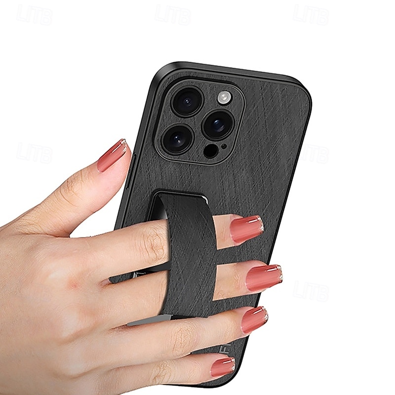 Phone Case For iPhone 16 iPhone 16 Pro 16 Pro Max 15 15 14 Pro Max Plus Back Cover with Wrist Strap Shockproof Retro PC3