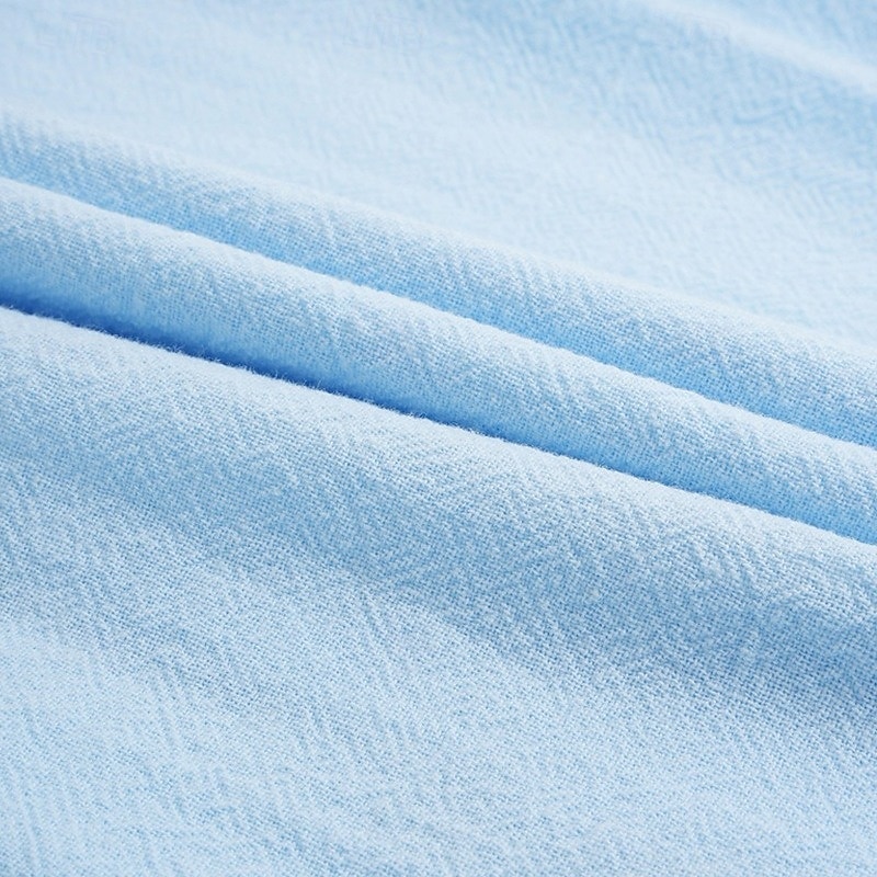 Men's Shirt Linen Shirt Summer Shirt Beach Wear Button Up Shirt Plain Vacation Casual White+Pink Navy Blue+Grey Green+Khaki Blue+Navy Blue Long Sleeve Turndown Summer Spring Clothing Apparel Plain3